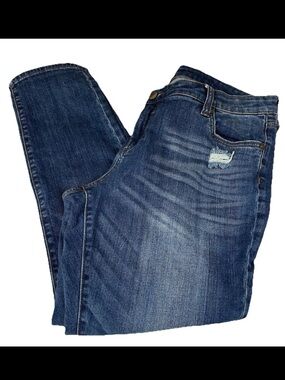 Kut From The Kloth Women’s Plus Size 16W Catherine Boyfriend Jeans Dark #2698